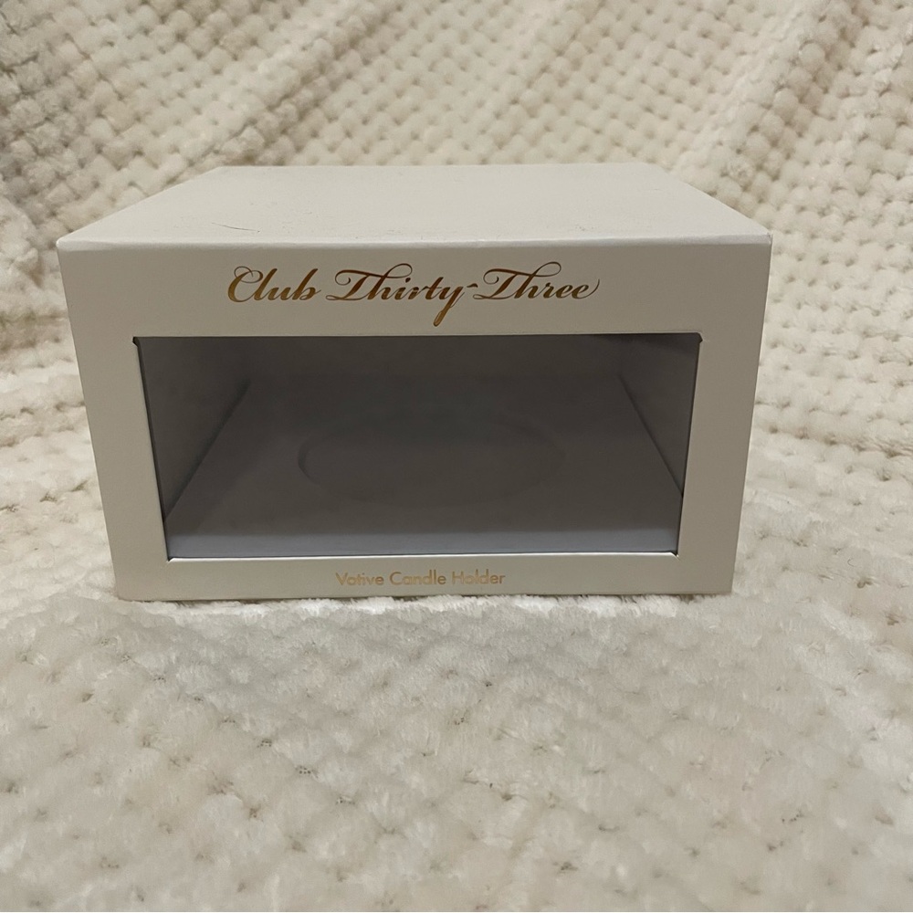 Disneyland Club Thirty-Three Votive Candle Holder Box ONLY